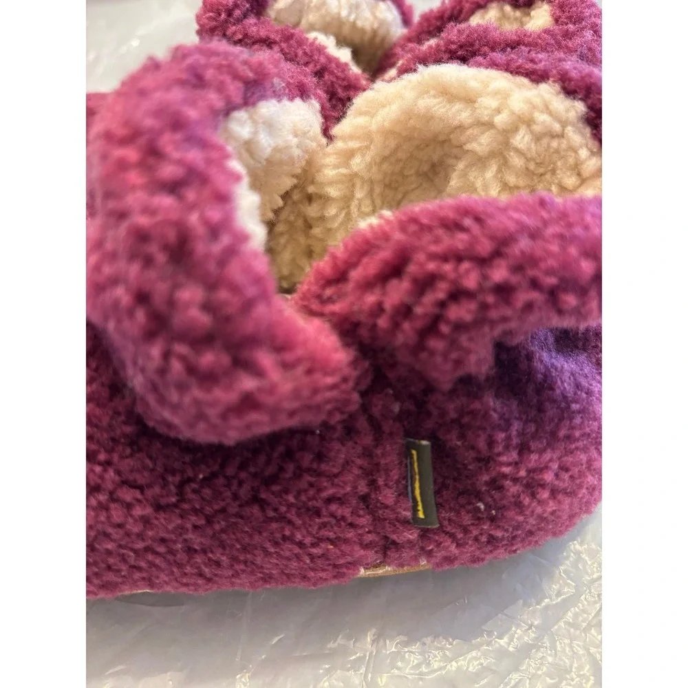 L.L. Bean suede bean sherpa